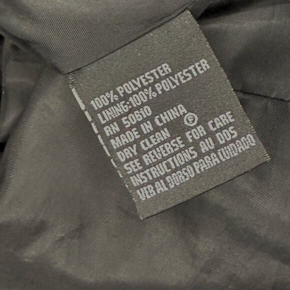 Kasper Black Tailored Blazer, Belted Waist Trim With Buckles, 4 Button, Sz: 2P - Picture 9 of 10